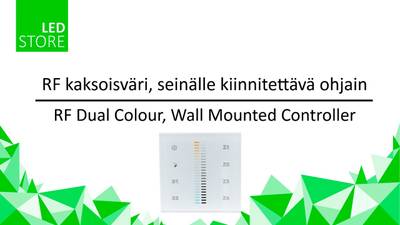 VaLO contrôleur mural LED CCT sans fil pour 4 groupes, 230V