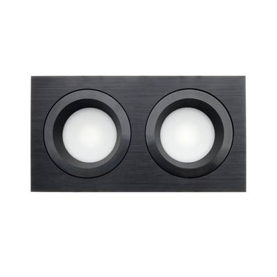 Downlight LED SQ223B, température de couleur réglable, dimmable, 18W, CRI98, IP54, noir mat
