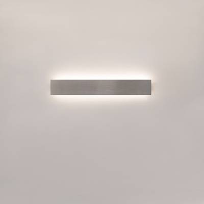 Applique LED STRAIGHT 600, 3000K, 17W, CRI80, IP44, aluminium brossé