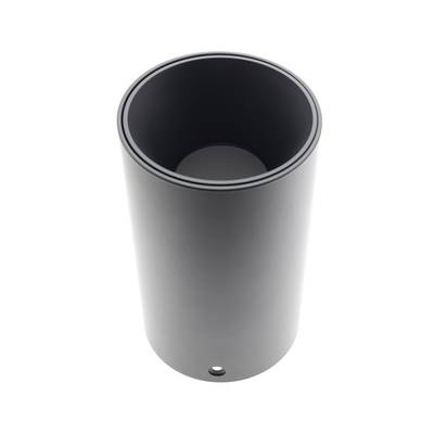 TA-DA support de lampe rond de surface + douille GU10/MR16, IP21, noir