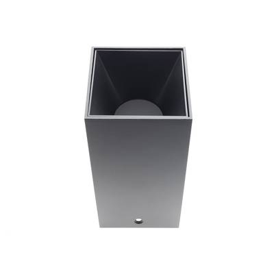 TA-DA support de lampe carré + douille GU10/MR16, IP21, noir