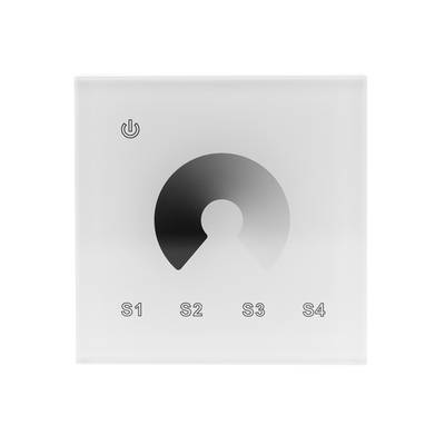 Variateur/contrôleur mural pour lampes LED 12-24V, max. 400W