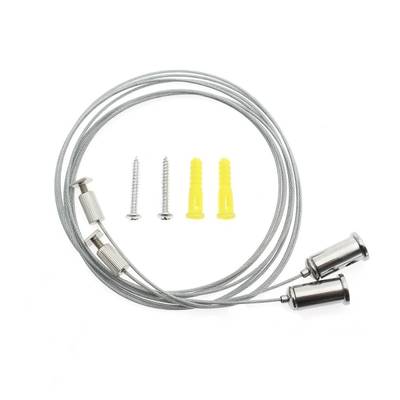 Câble de suspension pour accrocher une paire de profilés LED, 1,5m