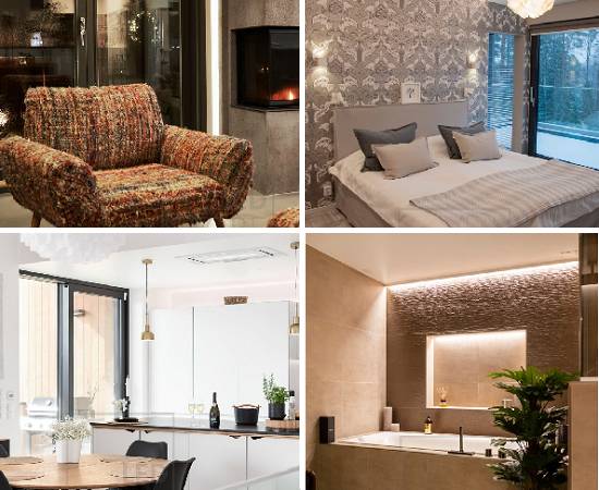 Éclairage à leds dans différents espaces