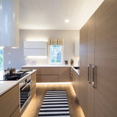 Luminaires à led dans la cuisine