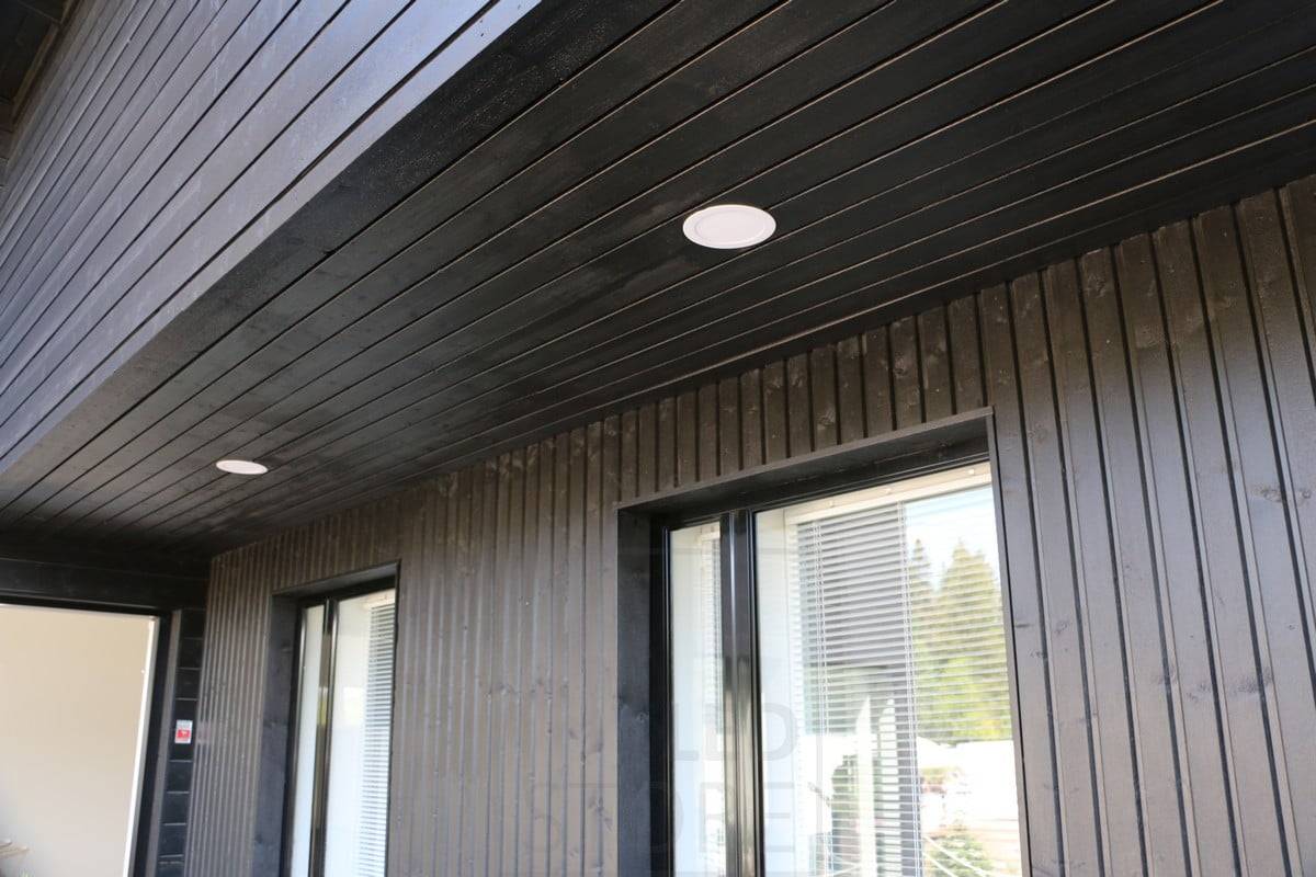 Salon du logement 2019 : 160mm led plafond in eaves. Ledstore.fi