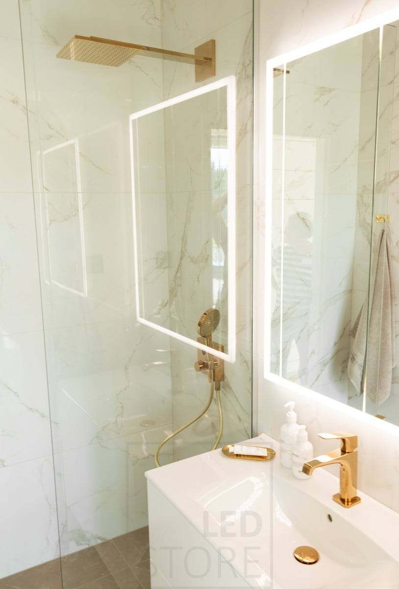 Housing Fair 2020 : Miroir lumineux dans la salle de bain. Ledstore.fi