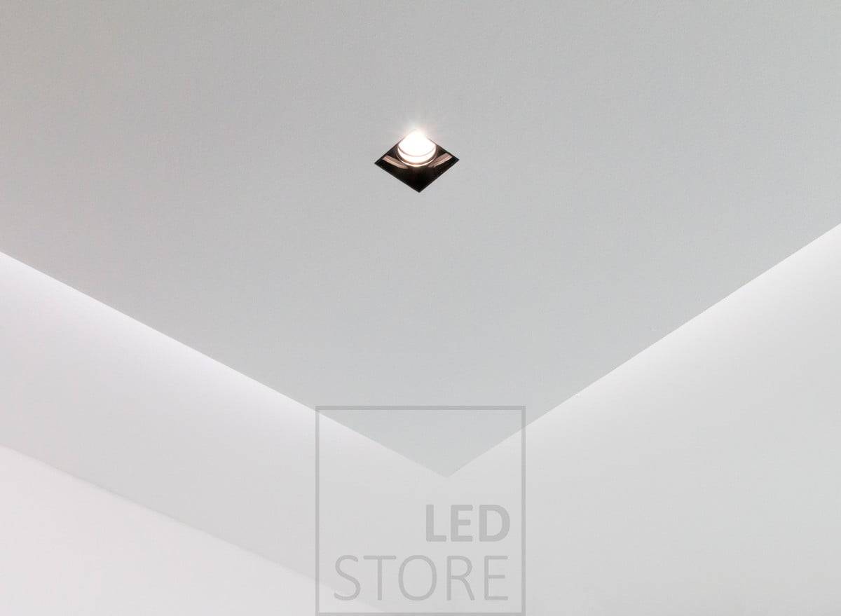 Le spot Led PIILO est un luminaire en plâtre qui crée un aspect architectural et hôtelier. Ledstore.fi