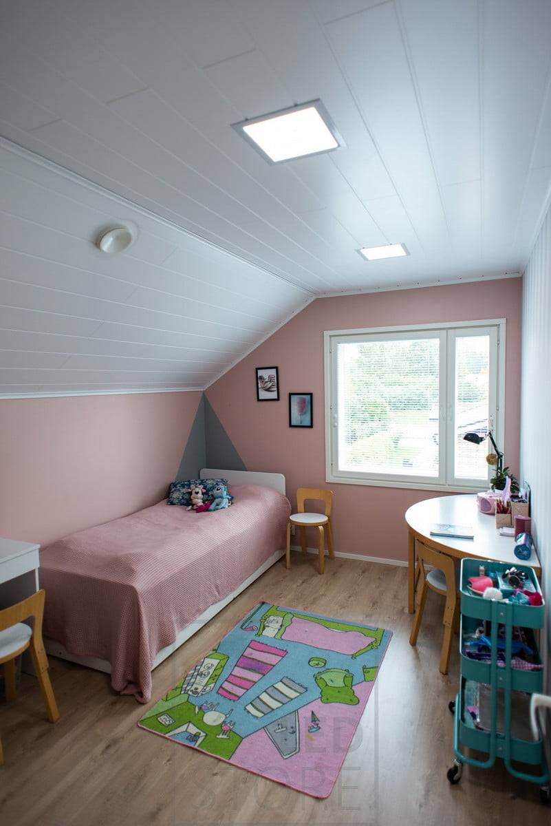 L'éclairage contrôlé par la température de couleur peut également être réglé au juste niveau pour reproduire les couleurs de l'intérieur comme souhaité. Ledstore.fi