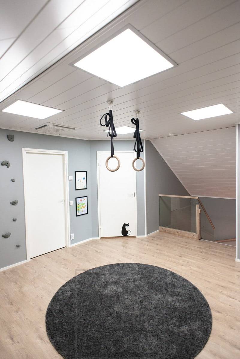 Les luminaires à panneaux LED, semblables à des puits de lumière, créent une solution d'éclairage efficace et personnalisable pour votre espace. L'éclairage est à la fois réglable en intensité et en température de couleur. Ledstore.fi
