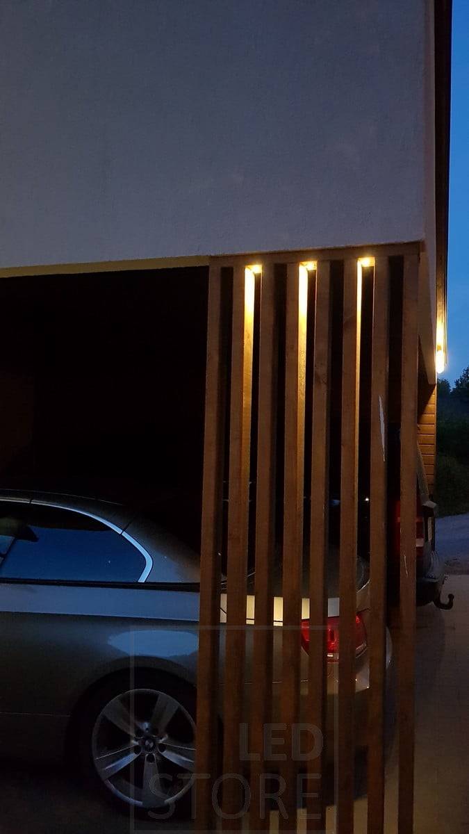 Spots à LED pour éclairer et mettre en valeur les bordures. Convient aux zones humides et à l'extérieur grâce à la protection contre l'humidité IP67. Ledstore.fi