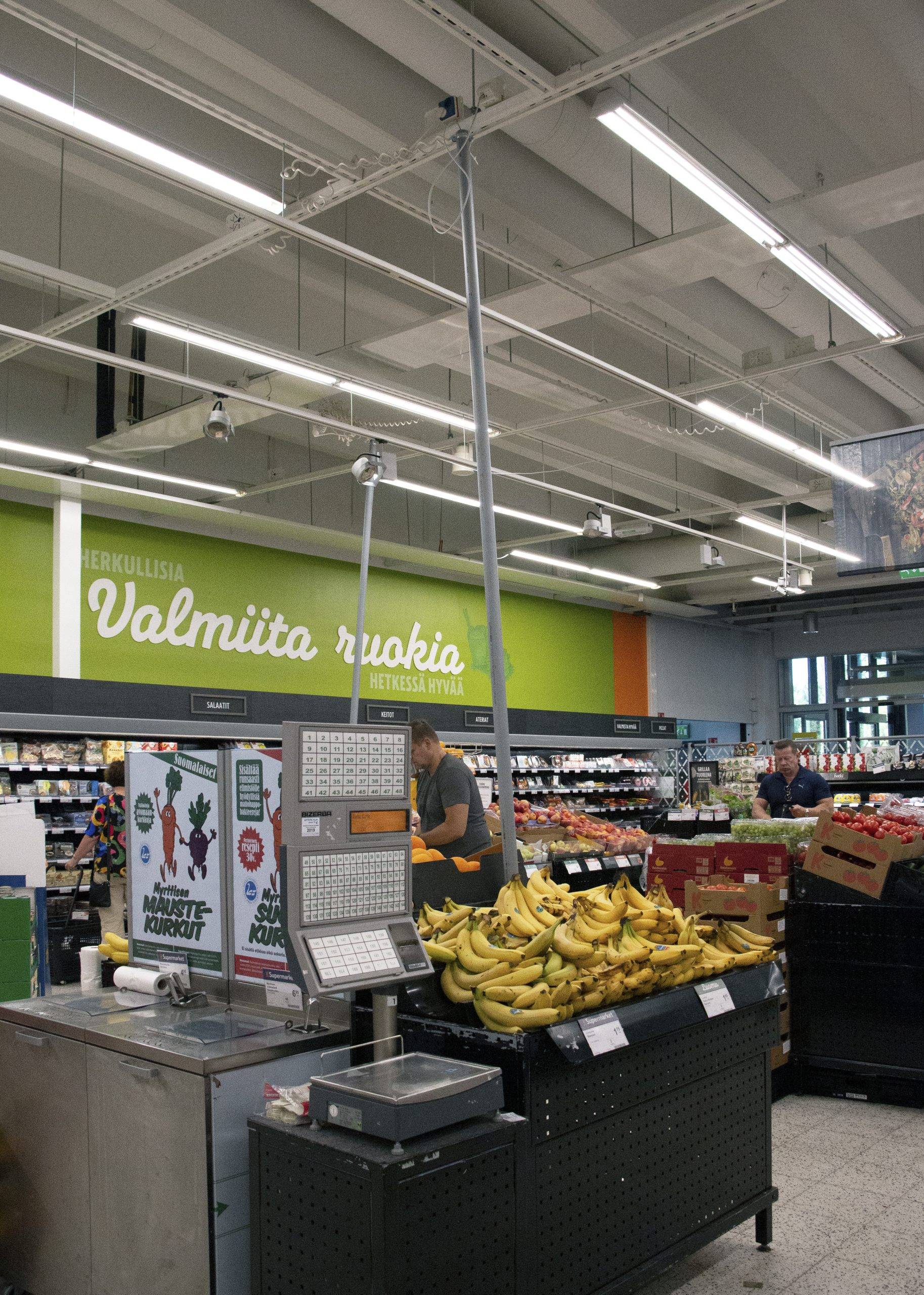 Les tubes à Led fournissent un éclairage efficace et uniforme pour votre magasin d'alimentation. Ledstore.fi