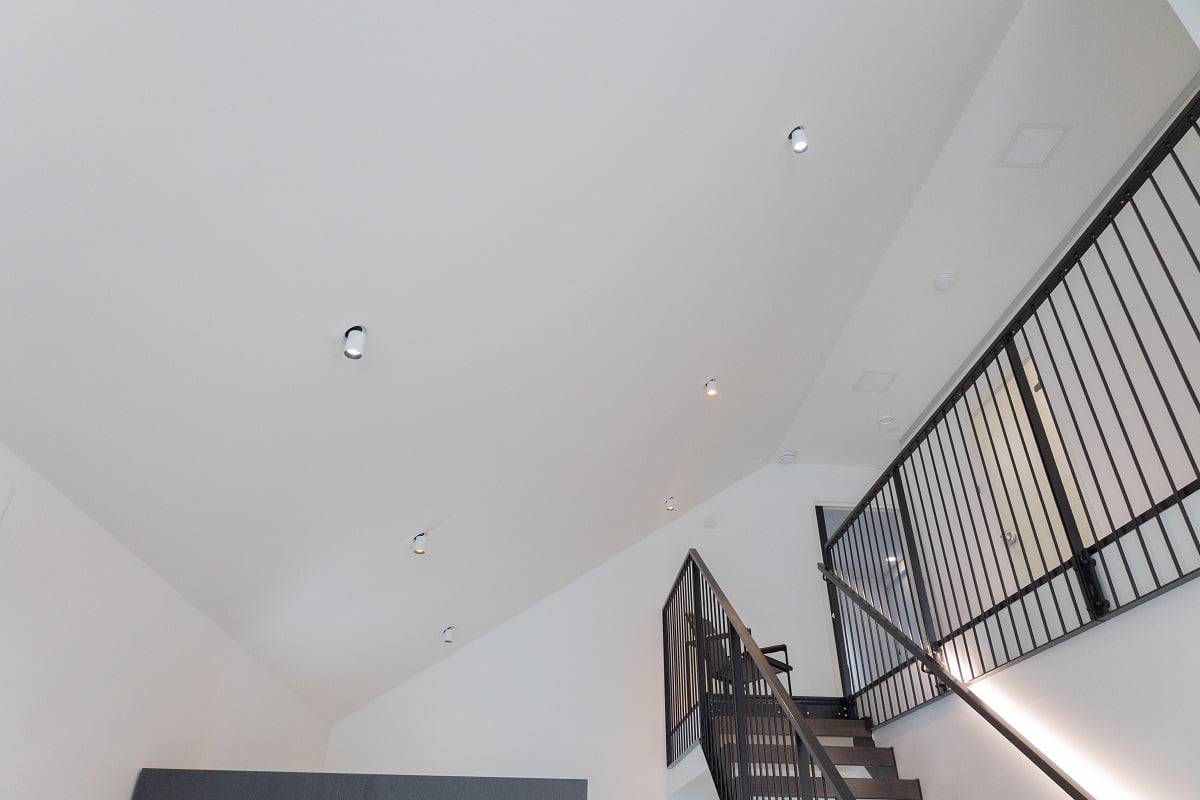 Étroite et rétractable, la Kolo 12W est un excellent choix pour éclairer les plafonds abrupts. ledStore