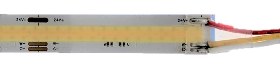 CCT Ruban à diodes électroluminescentes gros plan