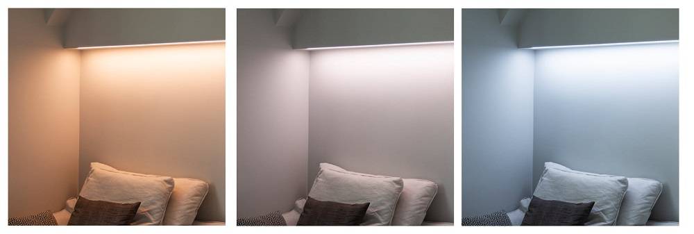 Le ruban lumineux CCT led change l'atmosphère