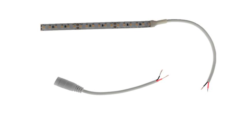 Fiche DC déconnectée de la bande lumineuse LED