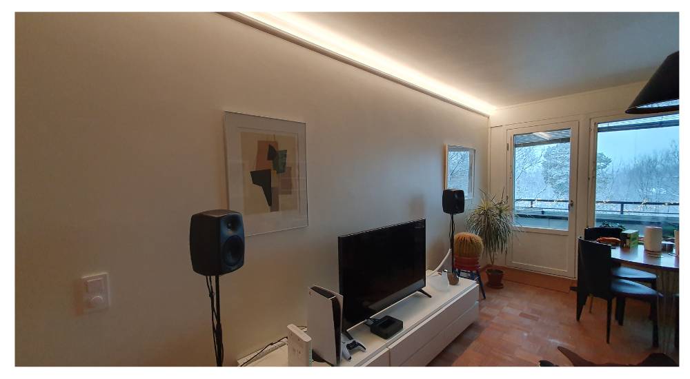 Eclairage indirect dans le salon