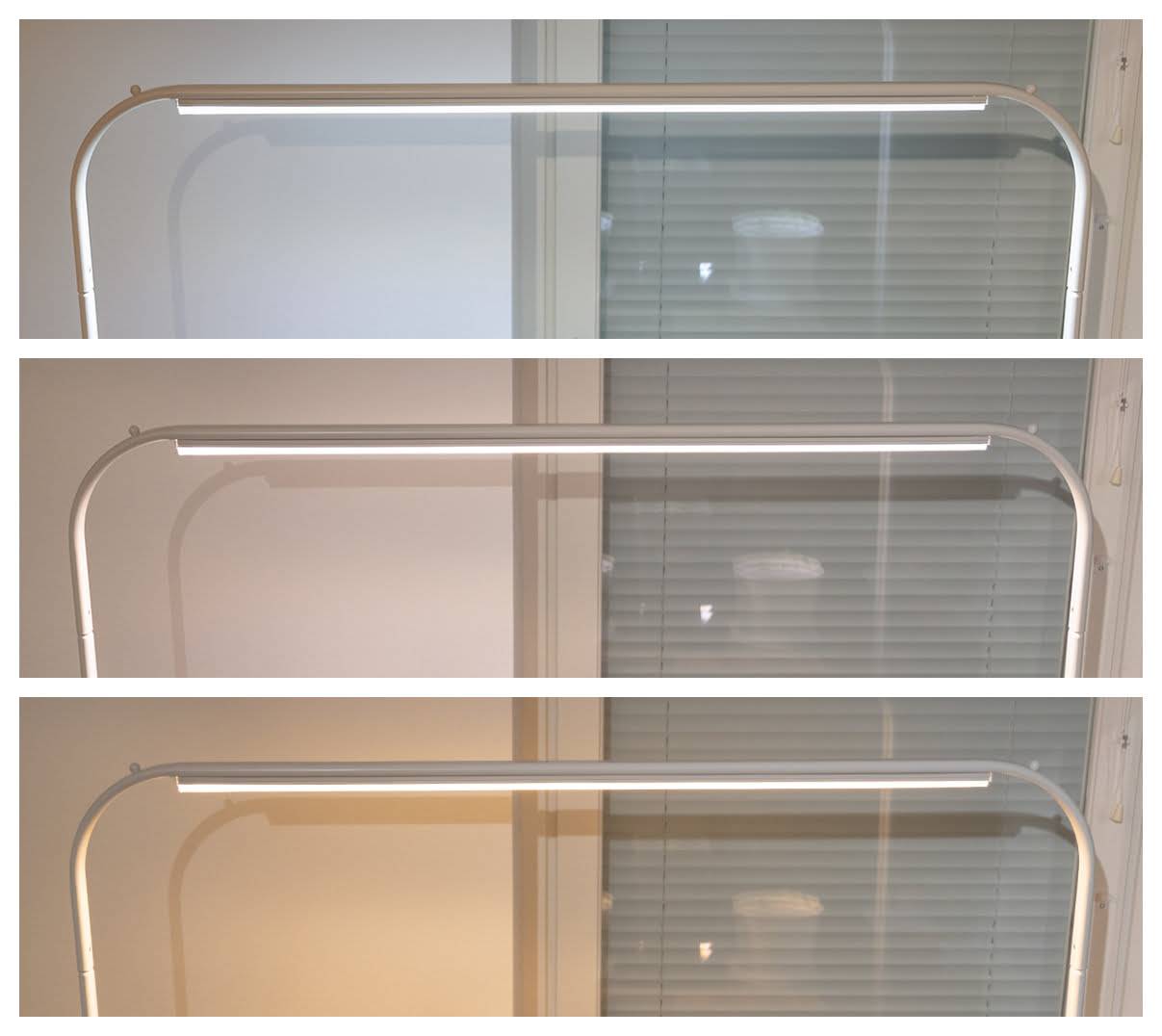 Eclairage par LED, différentes températures de couleur