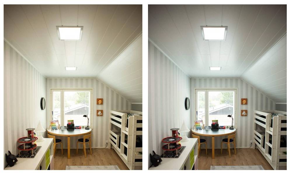 Chambre d'enfant chaude ou froide - Lampes CCT