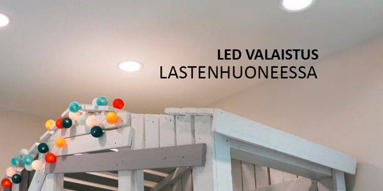 Eclairage LED dans la chambre des enfants