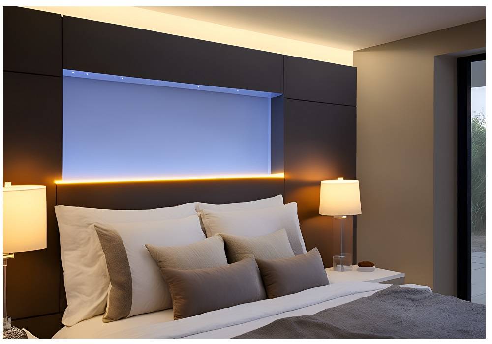 Ruban à leds sur tête de lit - Ruban à leds sur meubles
