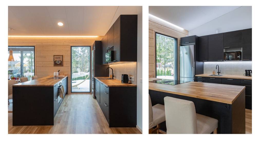 Luminaires à leds pour plafond de cuisine avec différentes températures de couleur