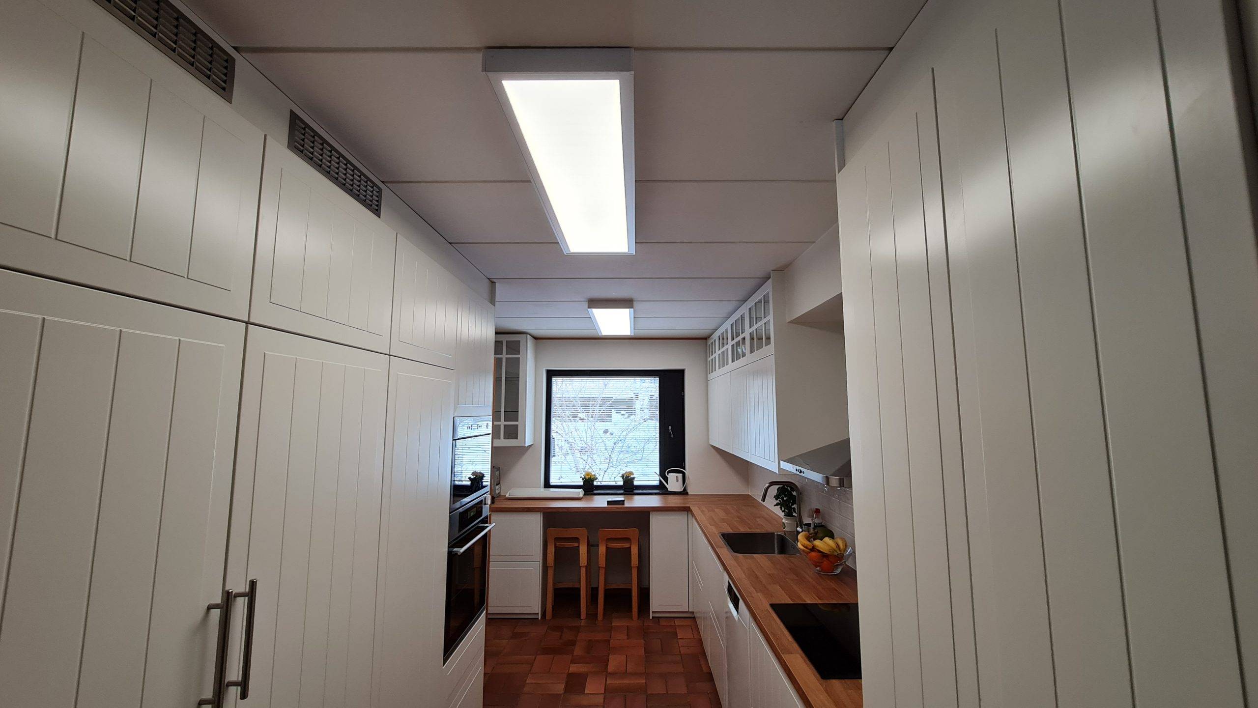 Luminaires à leds pour le plafond de la cuisine