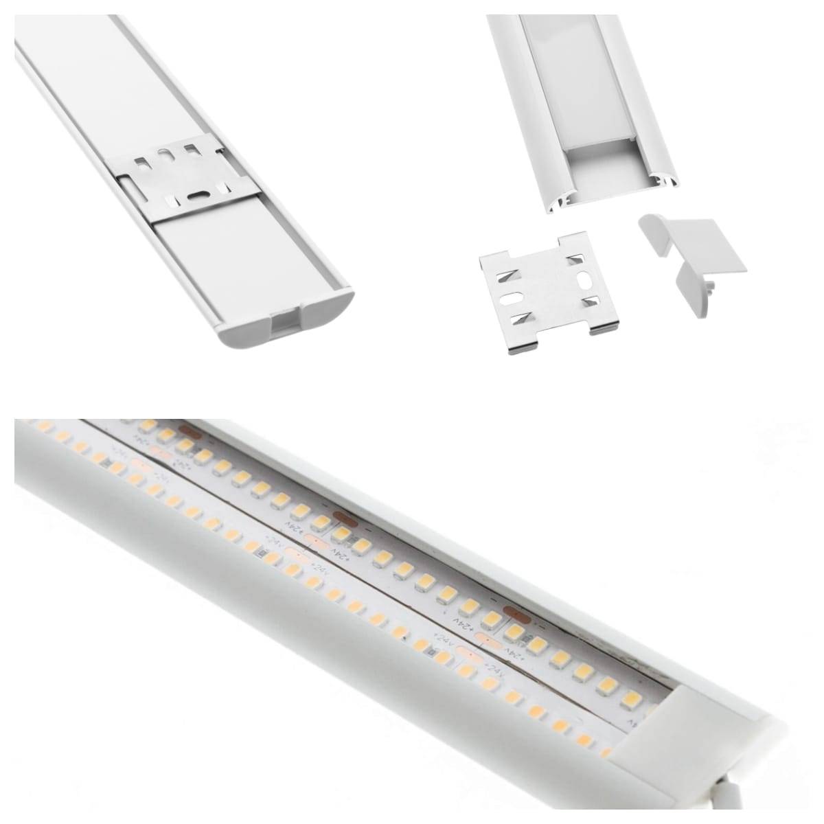 SLIM2 profilé led large