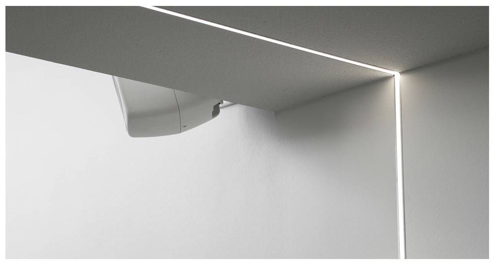 Bande LED - Ligne lumineuse sur mur et plafond