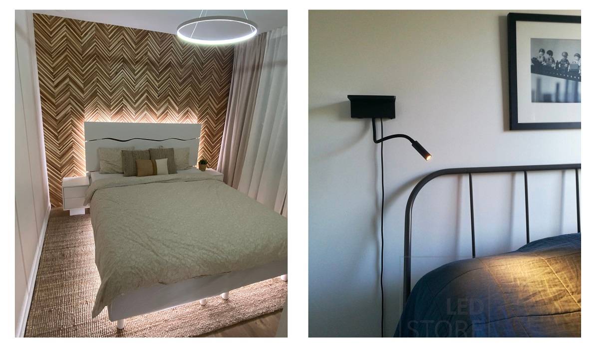 L'éclairage du lit dans la chambre à coucher fait partie de la conception de l'éclairage de la chambre à coucher.