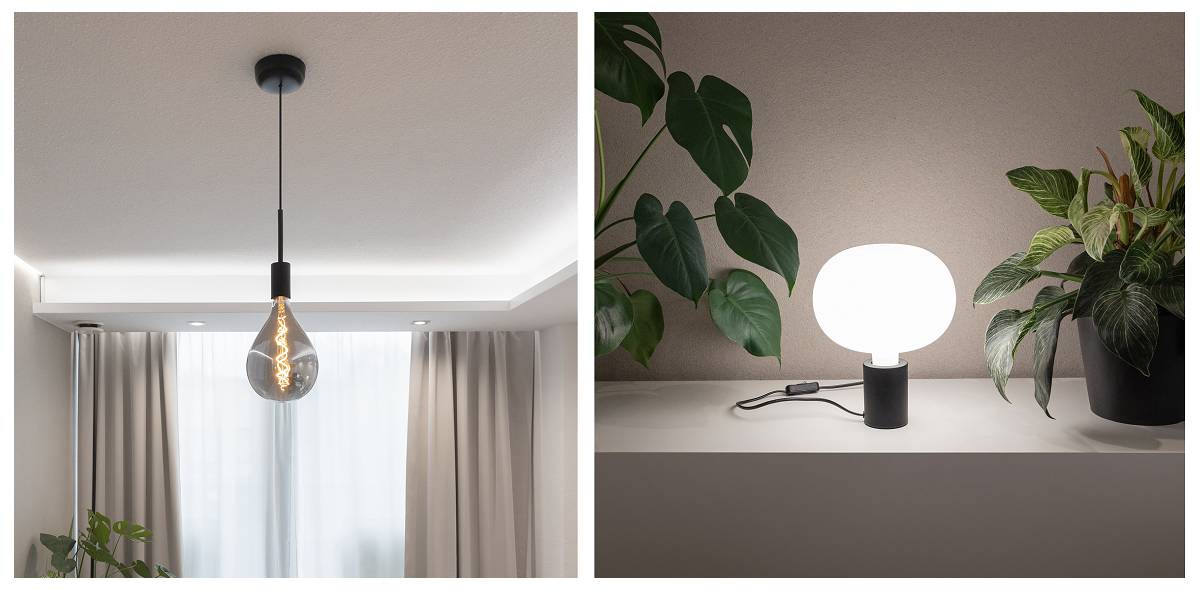 Le lumen est différent dans deux ampoules décoratives à filament LED différentes