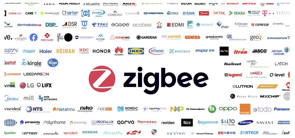 Gradation Zigbee avec un support important