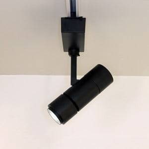 ZOOM Projecteur sur rail 15W lorsque l'angle d'ouverture est de 55°.
