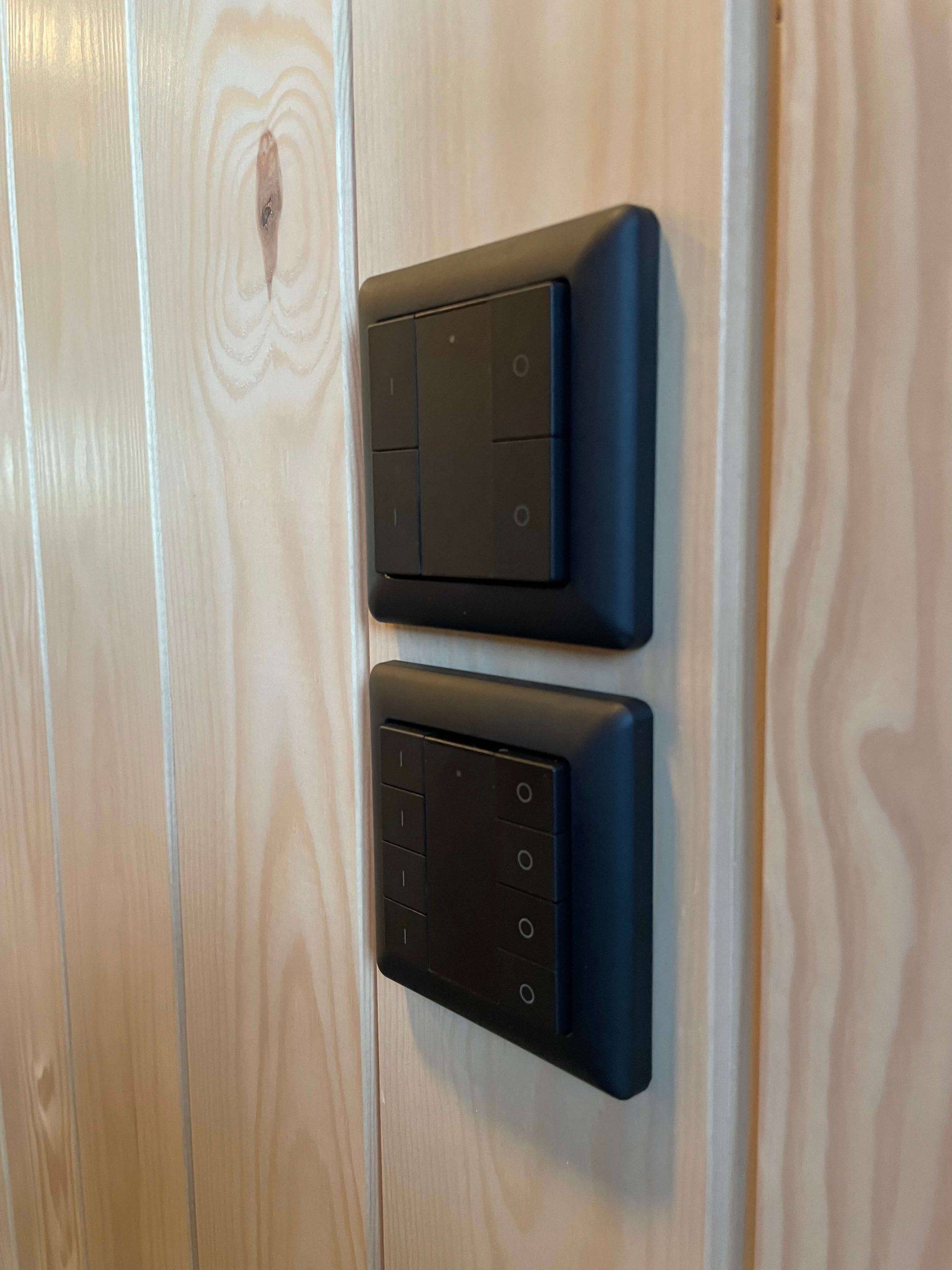 Boutons sans fil Zigbee.